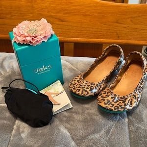 Leopard Tieks sandals